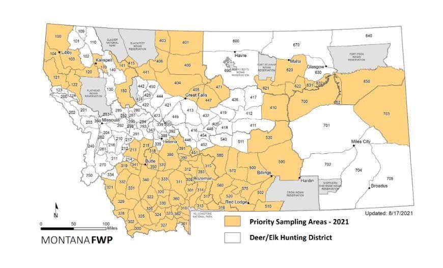 CWD priority areas